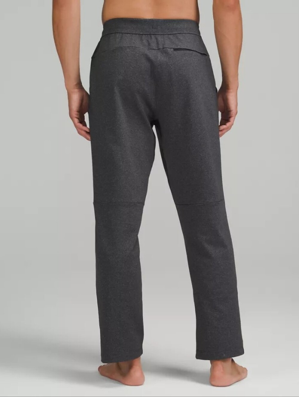 Lululemon Mens Discipline Pant Medium Heathered Gray Yoga Stretch Zip Pocket